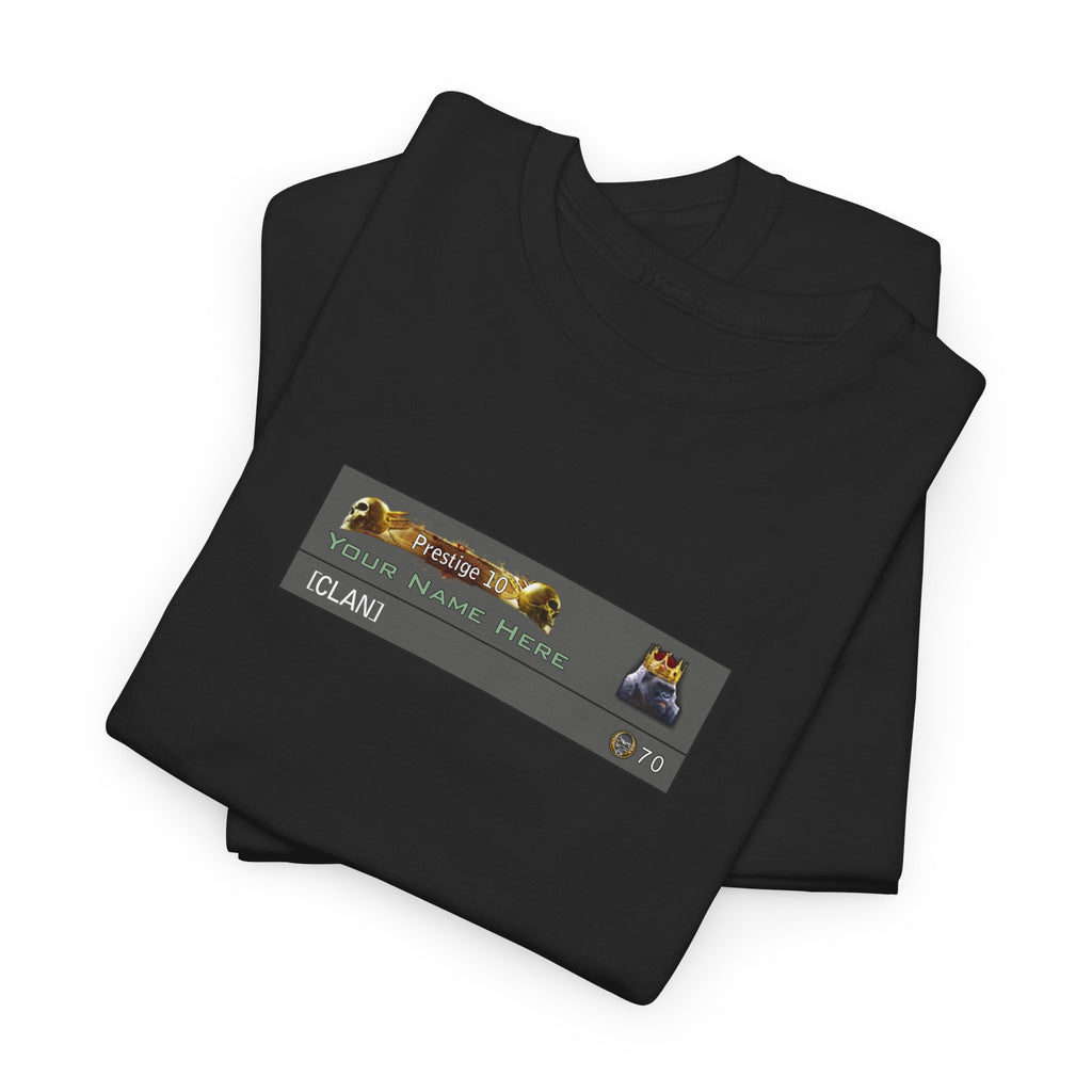 MW2 Calling Card T-Shirt Custom - Front Print